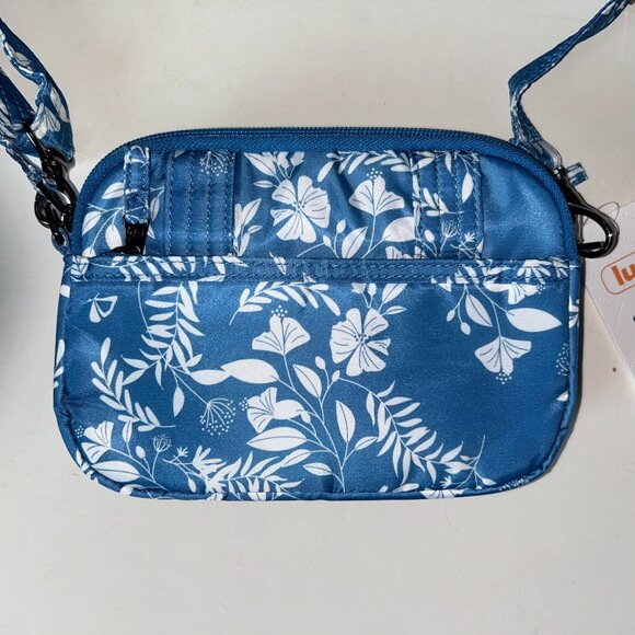 Lug Super Coupe Convertible Crossbody Flourish Blue Belt Bag - Picture 7 of 10